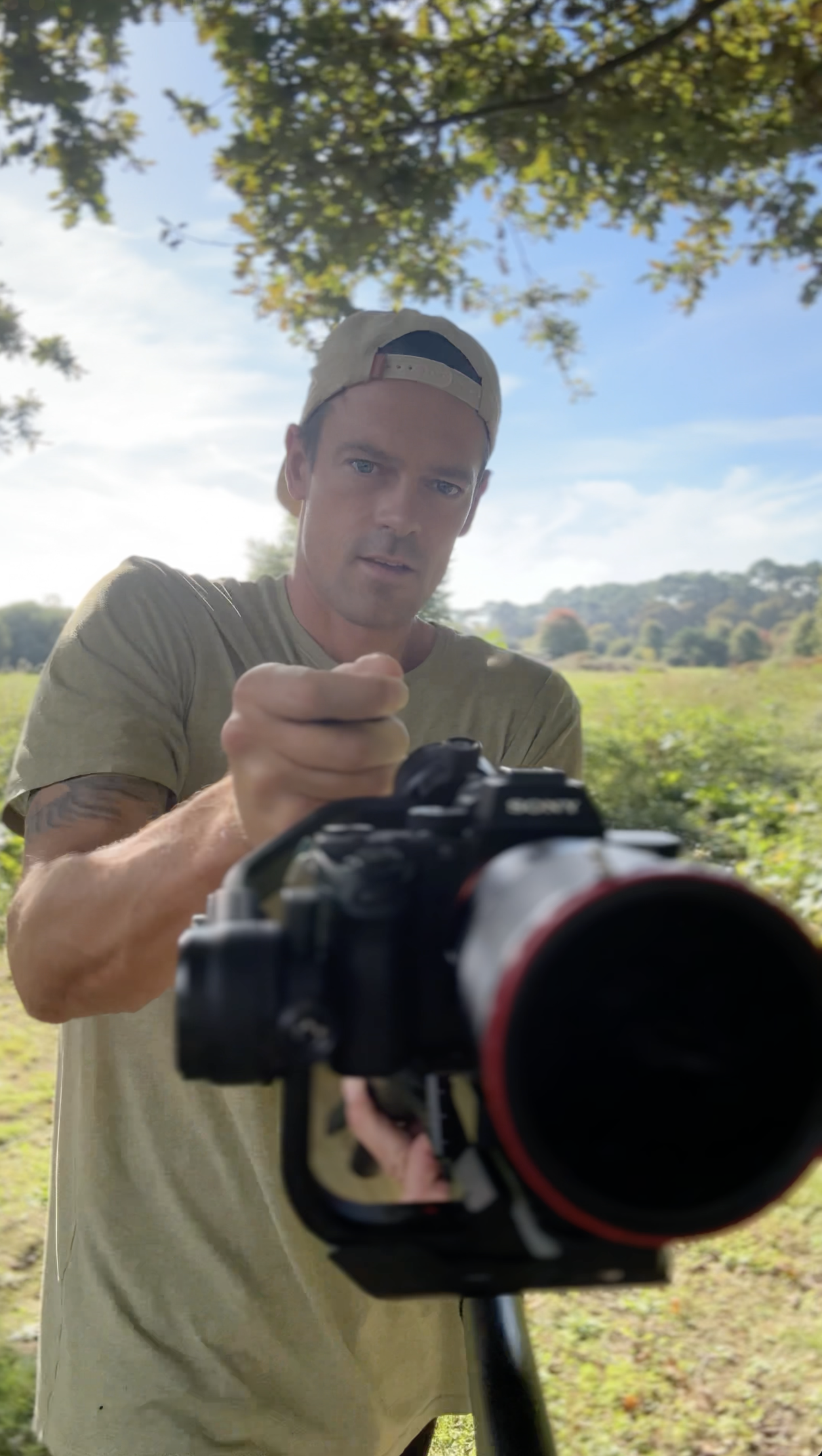 MotionCraft filmmaker at work outdoors